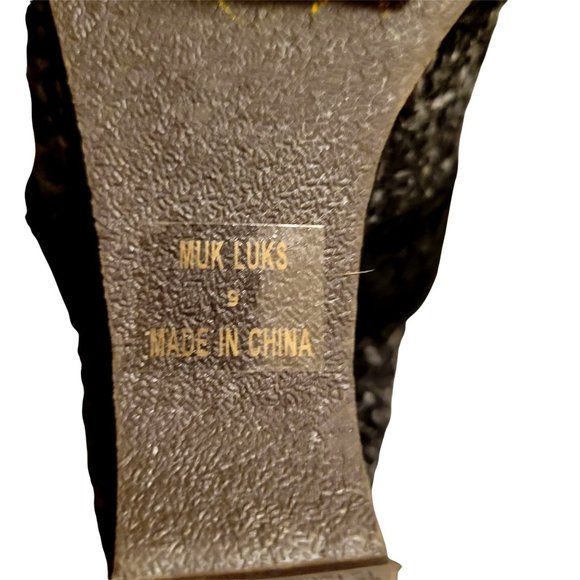 MUK LUKS MELISSA WEDGE BOOTS 9 - Picture 3 of 4